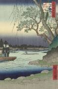 The Onmaya shore (Hiroshige) - Muzeo.com