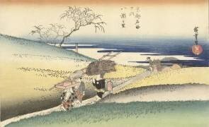The village of Yase (Hiroshige) - Muzeo.com