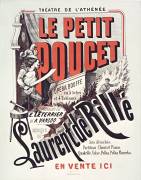 Théatre de l'Athénée. Le Petit Poucet, opéra-bouffe en 3 actes et 4 tableaux, paroles de E. Leterrier et A. Vanloo. Musique de Laurent de Rillé : Airs détachés. Partition chant et piano. Quadrille, valse, polka, polka-masurka. En vente ici. (Emile Delay) - Muzeo.com