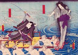 Two Actors Playing Ghosts (Utagawa Kunisada) - Muzeo.com