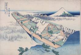Ushibori in Hitachi Province (Hokusai) - Muzeo.com
