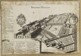 Vue du château de Fontainebleau (anonymous) - Muzeo.com