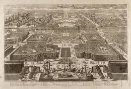 Vue générale de la ville et du château de Versailles (Antoine Aveline) - Muzeo.com