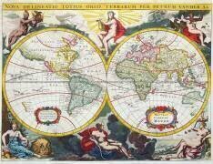 World Map (Pieter van der Aa) - Muzeo.com