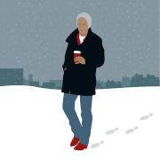 Coffee in the Snow (Claire Huntley) - Muzeo.com