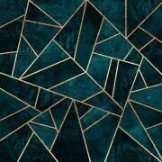Deep Teal Stone (Elisabeth Fredriksson) - Muzeo.com