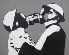 Gas mask kissers (Johann Kettering) - Muzeo.com
