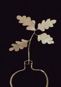 Leaves in vase_gold (1x Studio II) - Muzeo.com