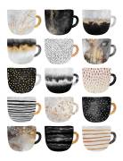 Pretty Coffee Cups (Elisabeth Fredriksson) - Muzeo.com