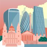 Square Mile Cityscape (Claire Huntley) - Muzeo.com