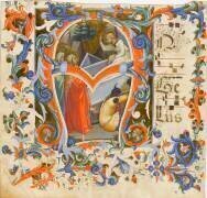 Grande enluminure d'un antiphonaire : lettre A (Lorenzo Monaco) - Muzeo.com
