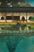A Section of the Byodo Temple at Uji (Hasui Kawase) - Muzeo.com