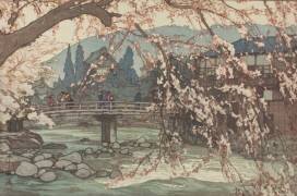A Spa in Spring (Hiroshi Yoshida) - Muzeo.com