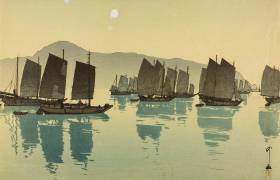 Abuto in the Morning (Hiroshi Yoshida) - Muzeo.com