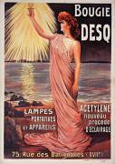 Bougie Desq. Lampes portatives et appareils-Acétylène, nouveau procédé d'éclairage, 75, rue des Batignolles. (anonymous) - Muzeo.com