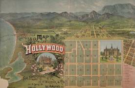 Carte et plan de Hollywood en Californie. (anonymous) - Muzeo.com