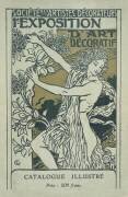 Catalogue cover for the 1st Exhibition of Decorative Art in Paris (Eugène Grasset) - Muzeo.com