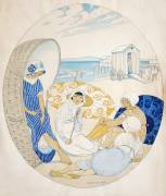 Chatting on the Danish Beach (Gerda Wegener) - Muzeo.com
