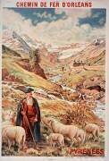 Chemin de Fer d'Orléans : Pyrénées (Cirque de Gavarnie) (Théophile Poilpot) - Muzeo.com