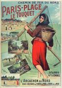 Chemin de Fer du Nord. Paris-Plage Le Touquet...L'Arcachon du Nord... (Louis Tauzin) - Muzeo.com