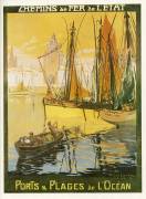 Chemins de Fer de l’État. Ports et Plages de l’Ocean (Julien Lacaze) - Muzeo.com