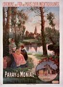 Chemins de Fer de Paris Lyon Méditerranée. Paray-le-Monial. Billets à prix réduits. (Hugo d'Alesi) - Muzeo.com