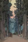 Cryptomeria Avenue (Hiroshi Yoshida) - Muzeo.com