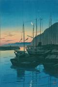 Dawn at Beppu (Hasui Kawase) - Muzeo.com