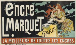 Encre L. Marquet, Paris. La meilleure de toutes les encres (Eugène Grasset) - Muzeo.com