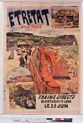 Etretat 4h de Paris. Trains directs ouverture de la ligne le 23 juin (Ferdinand Lunel) - Muzeo.com