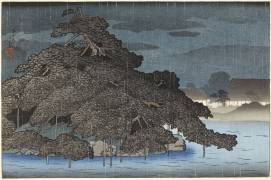 Evening Raing at Matsunoshima (Hasui Kawase) - Muzeo.com