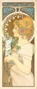 Feather (Alfons Mucha) - Muzeo.com