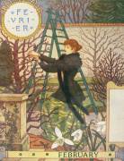 February (Eugène Grasset) - Muzeo.com