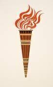 Flaming Torch from Prométhée Enchaîné by Aeschylus (François-Louis Schmied) - Muzeo.com