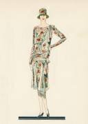 Flapper in an Afternoon Dress (anonymous) - Muzeo.com