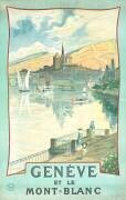 Genève et le Mont-Blanc (Edmond Viollier) - Muzeo.com