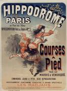 Hippodrome de Paris, courses à pied (Jules Chéret) - Muzeo.com