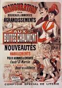 Inauguration des nouveaux et immenses agrandissements  aux Buttes Chaumont (Jules Chéret) - Muzeo.com