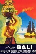 Indonesia: Dutch East Indies tourism poster for Bali (F. Korver) - Muzeo.com