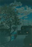 Kamezaki in Owari Province (Hasui Kawase) - Muzeo.com