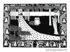 La Beale Isoud at Joyous Gard : Le Morte d'Arthur (Aubrey Beardsley) - Muzeo.com