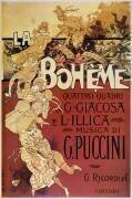 La Bohème..., musica di Puccini. G. Ricordi & C Editori (Adolfo Hohenstein) - Muzeo.com