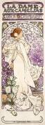 La Dame aux Camélias. Sarah Bernhardt au théatre de La Renaissance (Alfons Mucha) - Muzeo.com