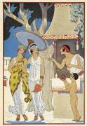 La Grèce ancienne, un vendeur de parfum (George Barbier) - Muzeo.com