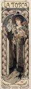 La Tosca, théatre-Sarah-Bernhardt (Alfons Mucha) - Muzeo.com