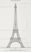 La Tour Eiffel de 300 mètres, projet coté (anonymous) - Muzeo.com