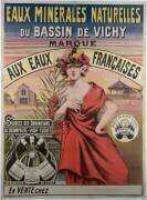 les eaux minerales naturelles du bassin de Vichy (French School) - Muzeo.com