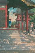 Meguro Fudō Temple (Hasui Kawase) - Muzeo.com