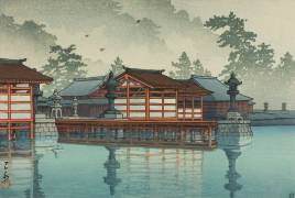 Miyajima in the Mist (Hasui Kawase) - Muzeo.com