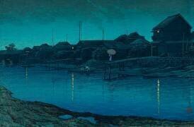 Omori Beach (Hasui Kawase) - Muzeo.com